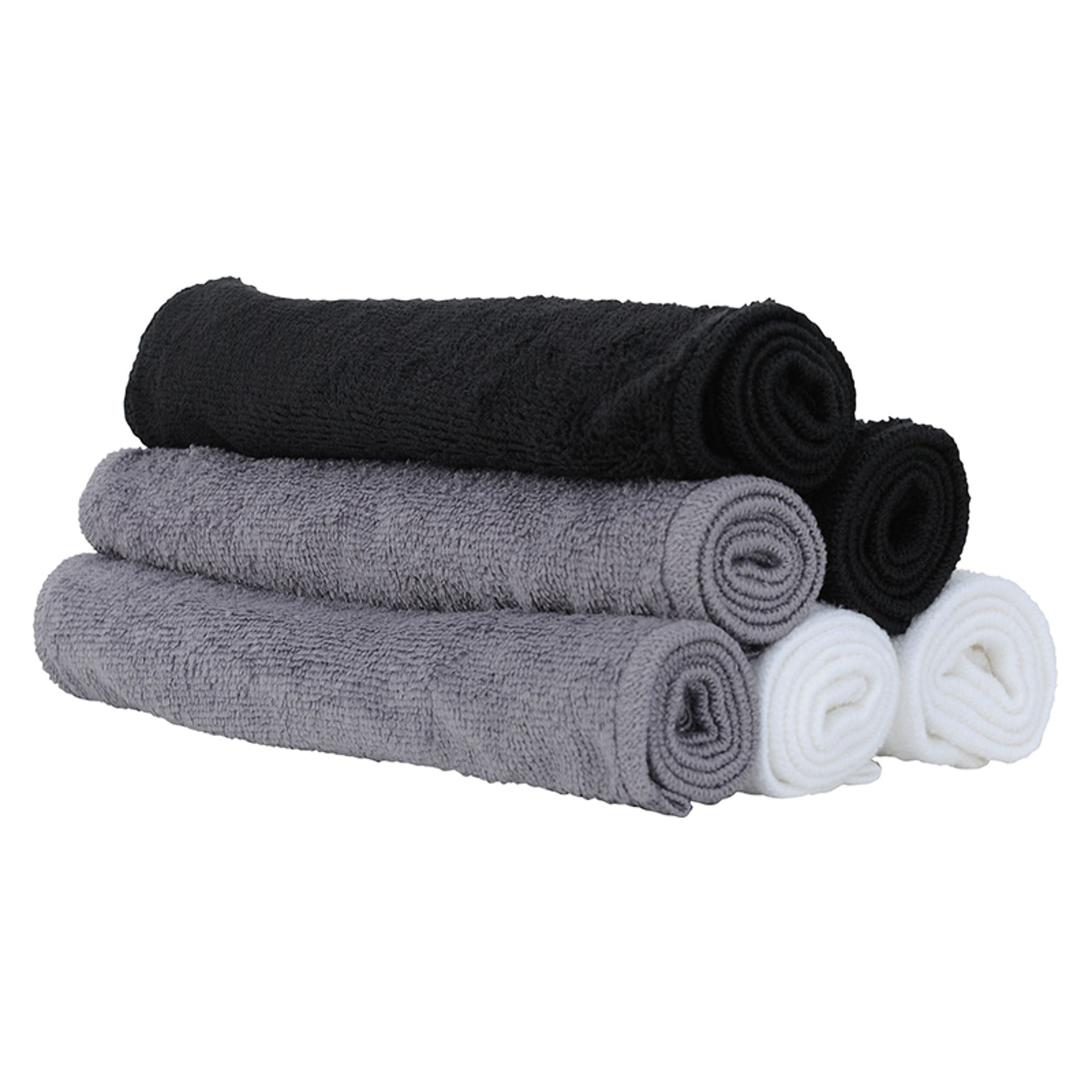 Mini Towels 30x15 black